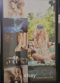 Affiche rare de Taylor Swift de l'ère Fearless, 12x36, tea party bubbles 08