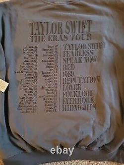 Authentique Taylor Swift Eras Tour Grand Sweat-shirt Neuf Avec Étiquettes Authentique