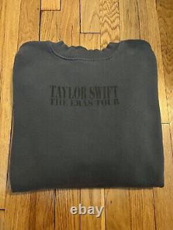 Authentique Taylor Swift ORIGINAL Eras Tour Blue Crewneck Med Marchandise Officielle