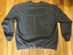 Authentique Taylor Swift ORIGINAL Eras Tour Blue Crewneck Med Marchandise Officielle