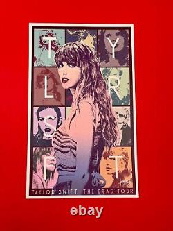 Boîte de marchandises VIP du tour des ères de Taylor Swift à Kansas City Poster 07.07.23 Kelce NIB