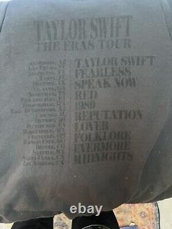 Édition limitée officielle du Taylor Swift The Eras Tour Sweat à capuche en charbon de bois