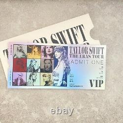 For your information, 'Taylor Swift Eras Tour VIP Package Merch Box MINNEAPOLIS June 23-24 Ticket Tote' translates to 'Coffret de marchandises VIP du forfait Taylor Swift Eras Tour MINNEAPOLIS 23-24 juin Ticket Tote' in French.