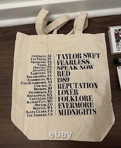NOUVEAU LA Taylor Swift la tournée des ères VIP Package Merch Box Los Angeles Ensemble complet