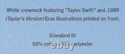 NOUVEAU Taylor Swift 1989 (Version de Taylor) Sweat à capuche de l'époque Taille Large En Main