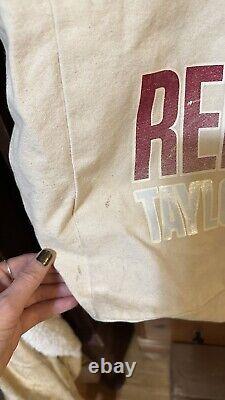 Sac fourre-tout de l'ère Red de Taylor Swift avec la couverture de l'album sur toile, sac fourre-tout réutilisable 2012