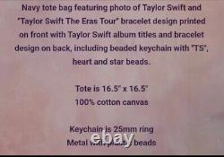 Sac fourre-tout et porte-clés TAYLOR SWIFT Eras Tour en bleu marine/denim