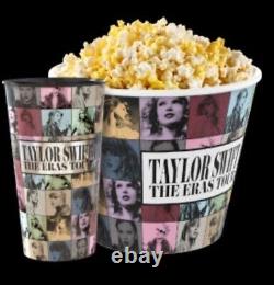 Seau à popcorn et gobelet du Taylor Swift Eras Tour Movie (Prévente)