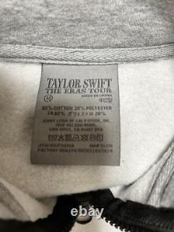 Sweat à capuche à quart de fermeture Taylor Swift The Eras Tour Tokyo Édition Limitée Taille M gris