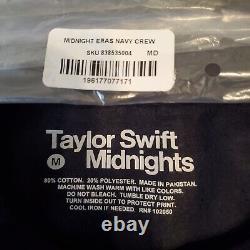 Sweatshirt à col rond Navy Eras avec impression graphique pour femmes de Taylor Swift