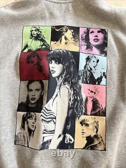 TAYLOR SWIFT La tournée des ères Gris Quart de zip PETIT Marchandise officielle Nouvelle