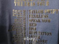 Taylor Swift Eras Tour 2023 Sweatshirt officiel Bleu Col ras du cou XL Extra Large