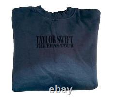 Taylor Swift Eras Tour Blue Crewneck M Neuf Avec Étiquettes- Sac Cadeau de Marchandise Exclusive