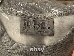 Taylor Swift Eras Tour Merchandising Officiel Sweat-shirt Gris Col Rond Taille XL Neuf