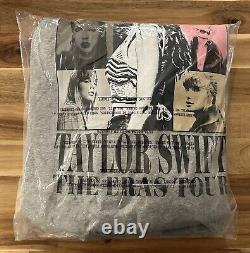 Taylor Swift Eras Tour Merchandising Officiel Sweat-shirt Gris Col Rond Taille XL Neuf
