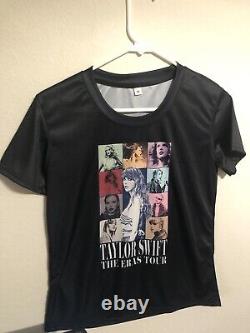 'Taylor Swift Eras Tour et 2011 Speak Now Lot de 3 T-shirts de taille moyenne et Boîte des ères'