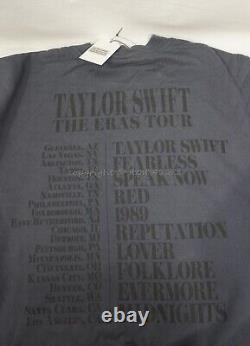 Taylor Swift La Tournée des Époques 2023 Sweatshirt Col Rond Bleu Édition Limitée Grand