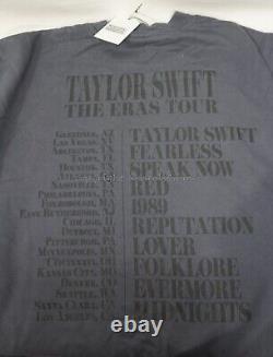 Taylor Swift La Tournée des Époques 2023 Sweatshirt Col Rond Bleu Édition Limitée Grand