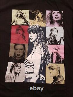 Taylor Swift La Tournée des Époques Merchandise Officiel T-shirt Noir TOUR EXCLUSIF NOUVEAU