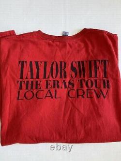 Taylor Swift La Tournée des Ères T-Shirt de l'Équipe Locale Rouge XL Gildan