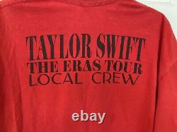 Taylor Swift La Tournée des Ères T-Shirt de l'Équipe Locale Rouge XL Gildan