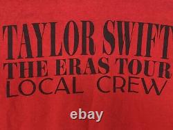 Taylor Swift La Tournée des Ères T-Shirt de l'Équipe Locale Rouge XL Gildan