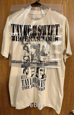 Taylor Swift La tournée des Ères Dates aux États-Unis T-shirt officiel Crème Beige Taille M