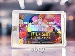 Taylor Swift La tournée des époques Carte d'échange de billets Chicago Souvenir RARE No2/13