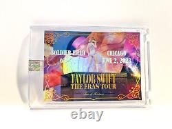 Taylor Swift La tournée des époques Carte d'échange de billets Chicago Souvenir RARE No2/13