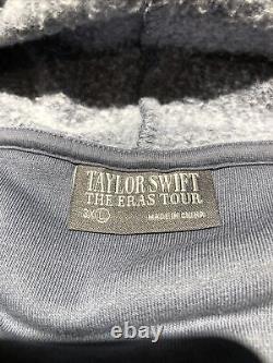 Taylor Swift La tournée des ères Sweat à capuche bleu lavé 3XL