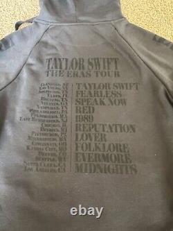 Taylor Swift La tournée des ères Sweat à capuche noir, sac, bracelet lumineux et seau de film