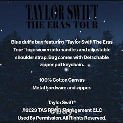 Taylor Swift Le sac de voyage officiel de la tournée 'The Eras' NEUF EN MAIN Expédition rapide