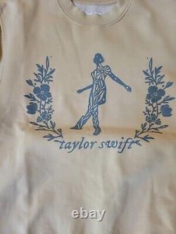 Taylor Swift Swiftie ère Folklore Woodland Taylor Sweatshirt moutarde taille M