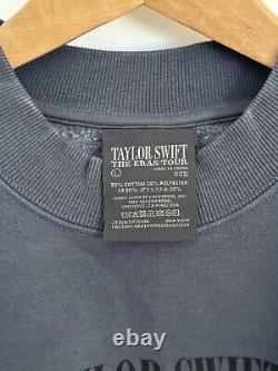 Tour des ères de Taylor Swift Sweat à col rond bleu Taille Large